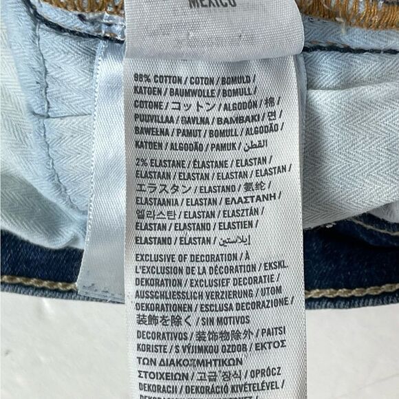 Abercrombie And Fitch Womens Blue Jean Shorts Women's Sz 25 Low Rise - Picture 4 of 7